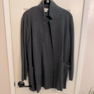 Cozy J.Crew Factory charcoal cardigan